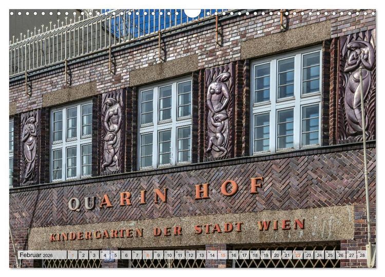 Produktbild: Baukunst des Roten Wien (Wandkalender 2026 DIN A3 quer), CALVENDO Monatskalender