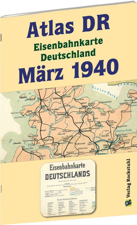 Produktbild: ATLAS DR M&auml;rz 1940 - Eisenbahnkarte Deutschland
