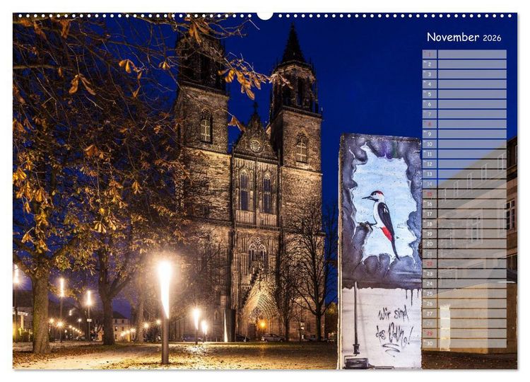 Produktbild: Der Magdeburger Dom 2026 (hochwertiger Premium Wandkalender 2026 DIN A2 quer), Kunstdruck in Hochglanz