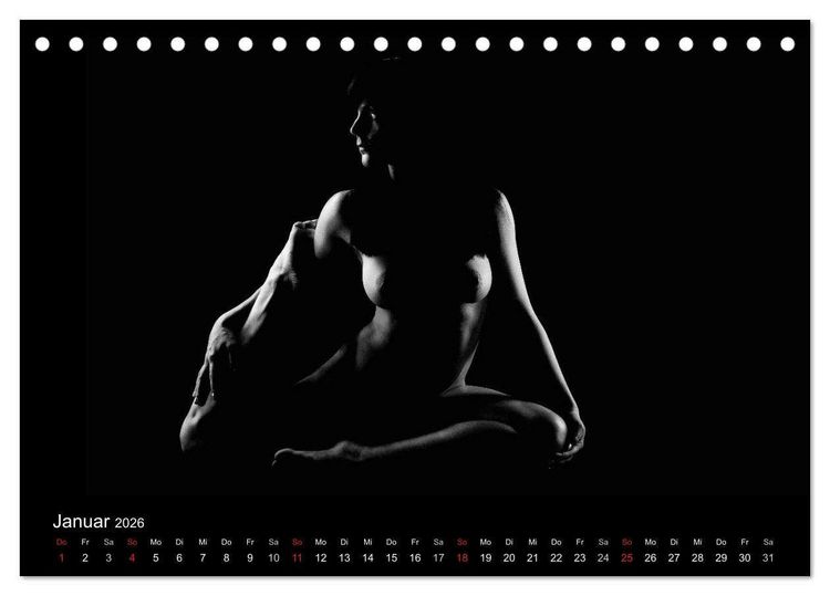 Produktbild: Kunstakt (Tischkalender 2026 DIN A5 quer), CALVENDO Monatskalender