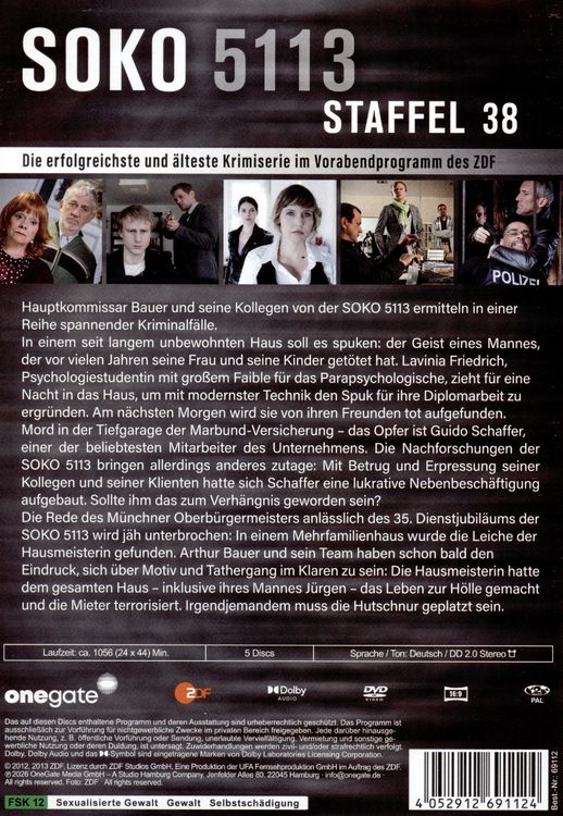 Produktbild: Soko 5113 - Staffel 38 [5 DVDs]