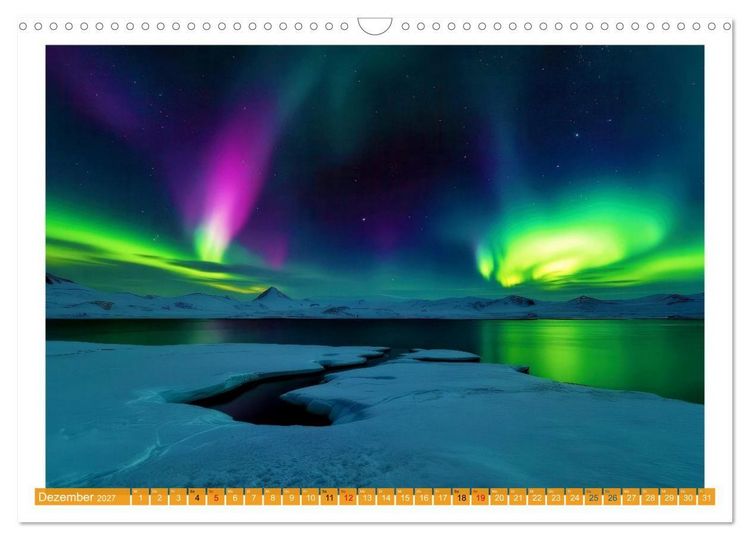 Produktbild: Langzeitbelichtung im hohen Norden (Wandkalender 2027 DIN A3 quer), CALVENDO Monatskalender