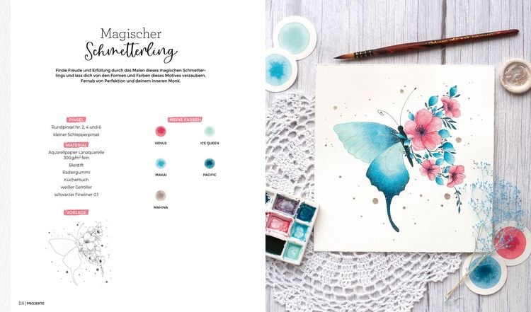 Produktbild: Watercolor&nbsp;&ndash; Fabelhafte Bl&uuml;tenwelten