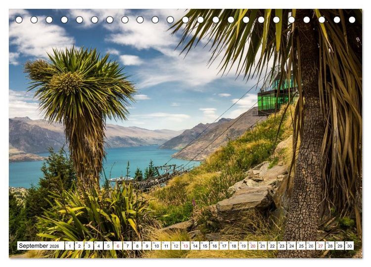 Produktbild: Neuseeland. Traumhafte Naturlandschaften (Tischkalender 2026 DIN A5 quer), CALVENDO Monatskalender