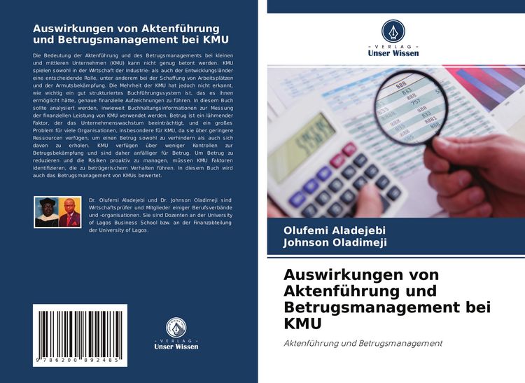 Produktbild: Auswirkungen von Aktenf&uuml;hrung und Betrugsmanagement bei KMU