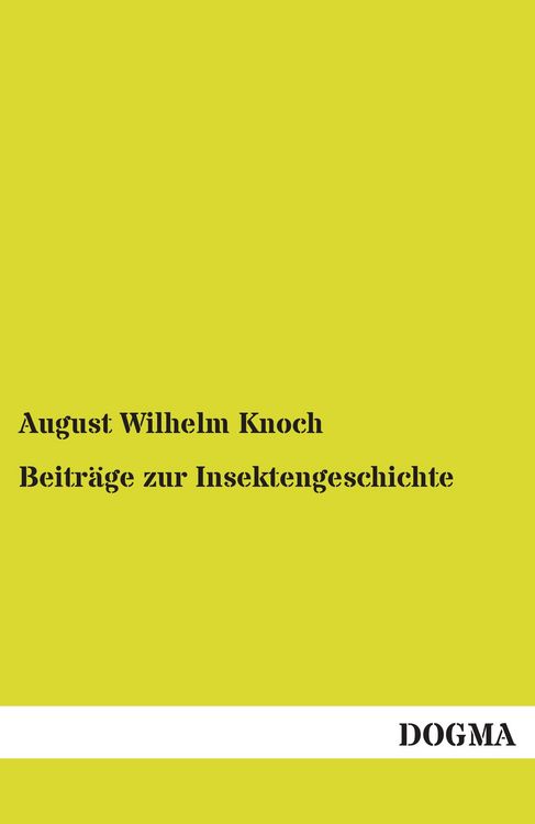 Produktbild: Beitr&auml;ge zur Insektengeschichte