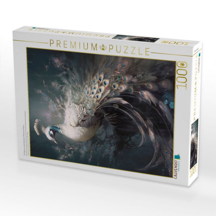 Produktbild: CALVENDO Puzzle Ein Motiv aus dem Kalender Malerische Pfaue | 1000 Teile Lege-Gr&ouml;&szlig;e 64x48cm Foto-Puzzle f&uuml;r gl&uuml;ckliche Stunden