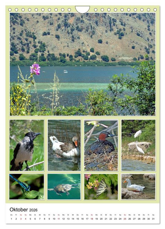 Produktbild: Inseltraum Kreta - Sehenswerte Ausflugsziele (Wandkalender 2026 DIN A4 hoch), CALVENDO Monatskalender