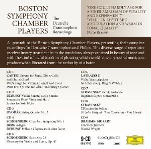 Produktbild: Boston Symphony Chamber Players - The Deutsche Gra
