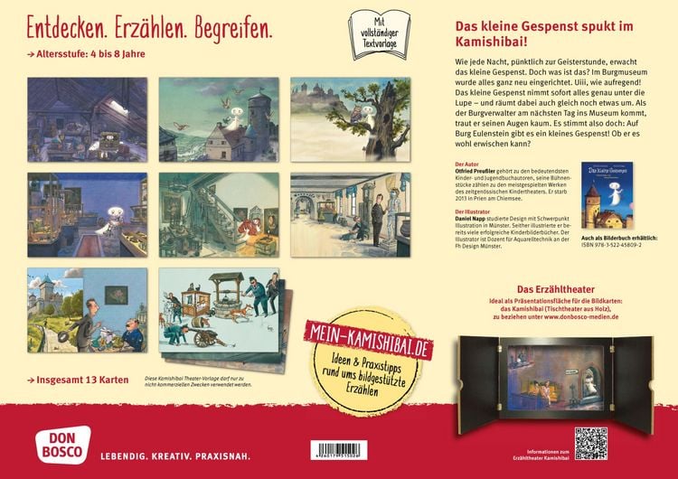 Produktbild: Das kleine Gespenst. Tohuwabohu auf Burg Eulenstein. Kamishibai Bildkartenset