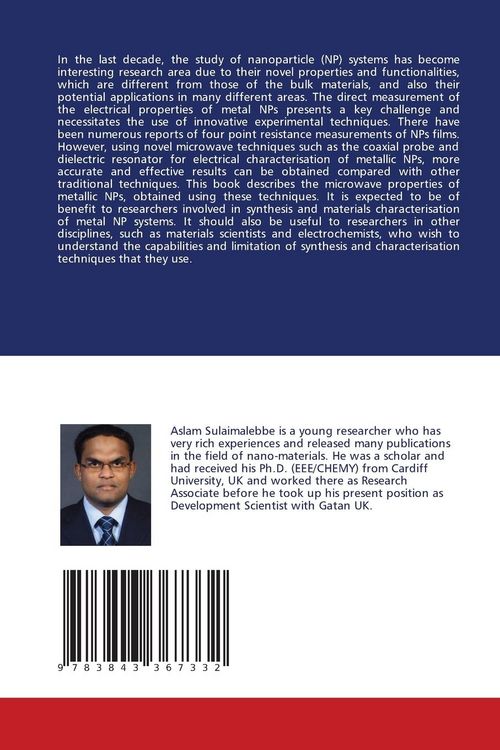 Produktbild: Novel Microwave Techniques for the Characterisation of Nano-Materials