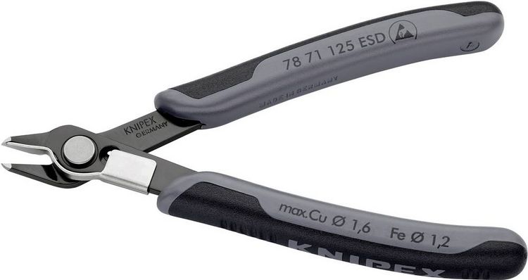 Produktbild: Knipex Super-Knips 78 71 125 ESD ESD Printzange ohne Facette 125mm