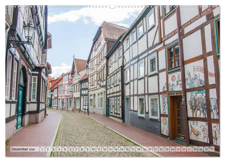 Produktbild: Historisches Hameln (Wandkalender 2026 DIN A2 quer), CALVENDO Monatskalender
