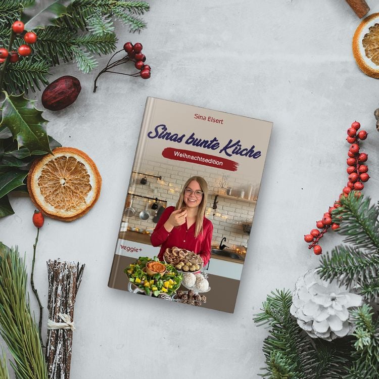 Produktbild: Sinas bunte K&uuml;che - vegan und zuckerfrei (Weihnachtsedition)