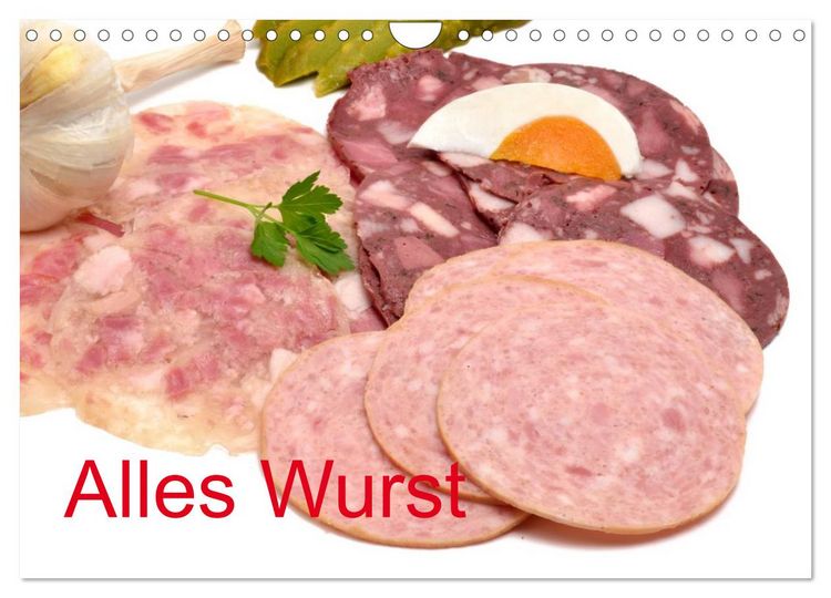 Produktbild: Alles Wurst (Wandkalender 2026 DIN A4 quer), CALVENDO Monatskalender