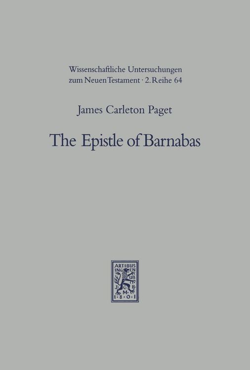 Produktbild: The Epistle of Barnabas