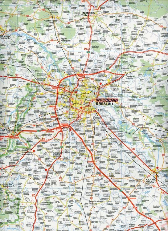 Produktbild: H&ouml;fer Polen PL006 Mittelschlesien - Fraustadt /Breslau /Oppeln/1 : 200 000