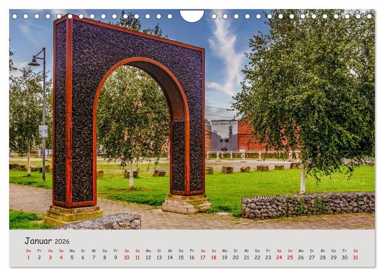 Produktbild: Herne: Stadt an Emscher und Kanal (Wandkalender 2026 DIN A4 quer), CALVENDO Monatskalender