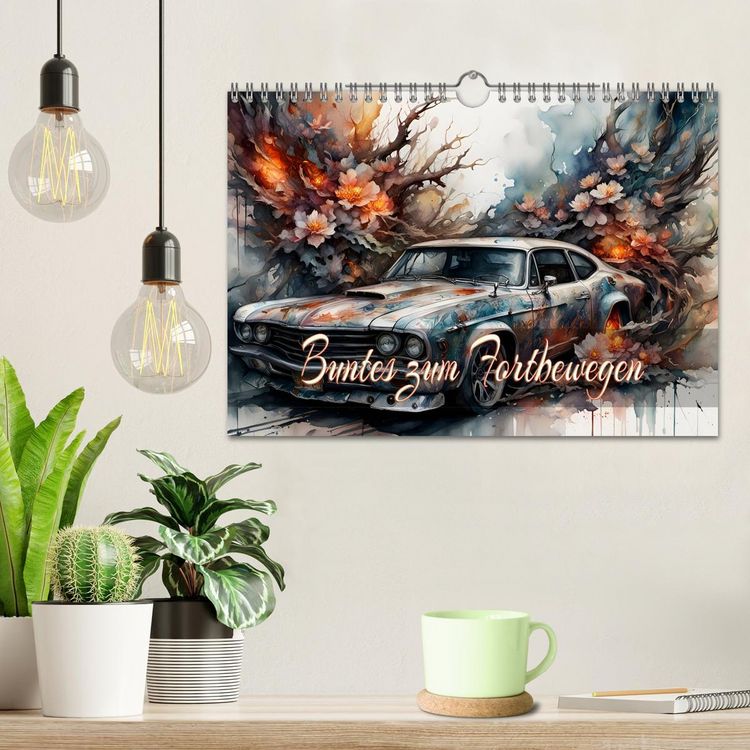 Produktbild: Buntes zum Fortbewegen (Wandkalender 2026 DIN A4 quer), CALVENDO Monatskalender