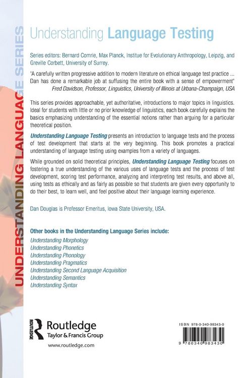 Produktbild: Understanding Language Testing