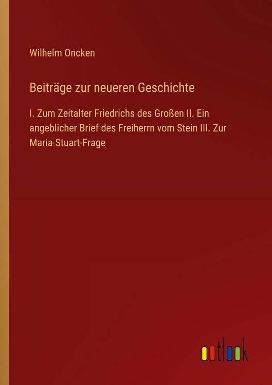 Produktbild: Beitr&auml;ge zur neueren Geschichte