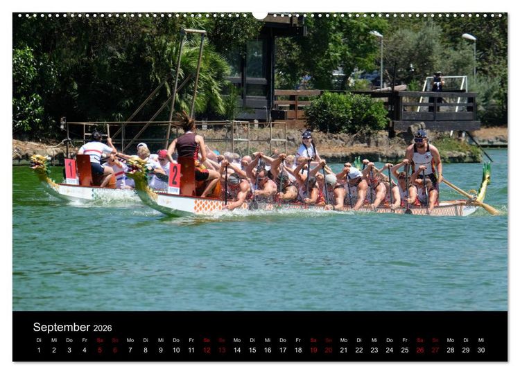 Produktbild: Drachenboot - MissionRome (Wandkalender 2026 DIN A2 quer), CALVENDO Monatskalender