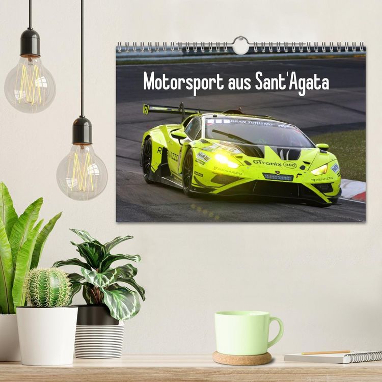 Produktbild: Motorsport aus Sant&rsquo;Agata (Wandkalender 2026 DIN A4 quer), CALVENDO Monatskalender