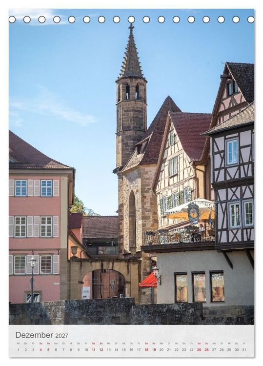 Produktbild: Schw&auml;bisch Hall am Kocher (Tischkalender 2027 DIN A5 hoch), CALVENDO Monatskalender