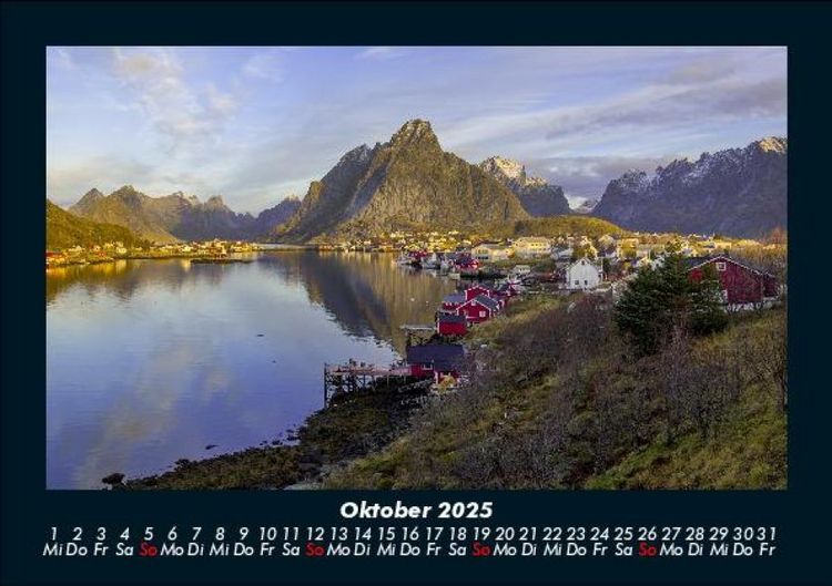 Produktbild: Die Seen der Erde 2025 Fotokalender DIN A5