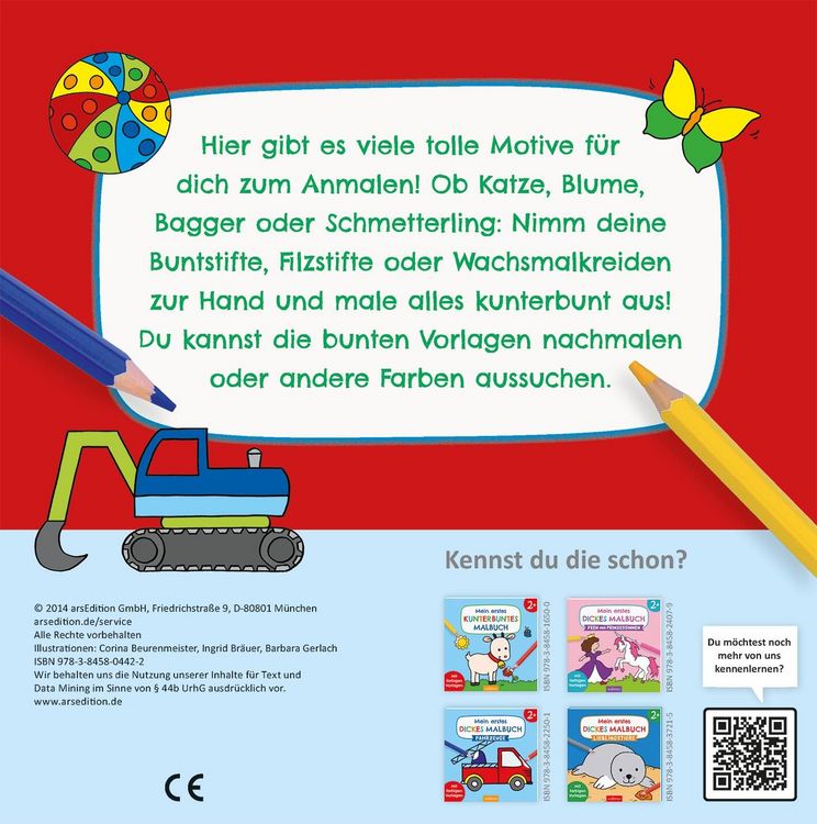 Produktbild: Mein erstes buntes dickes Malbuch ab 2