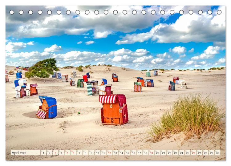 Produktbild: Mein Urlaub am Meer (Tischkalender 2026 DIN A5 quer), CALVENDO Monatskalender