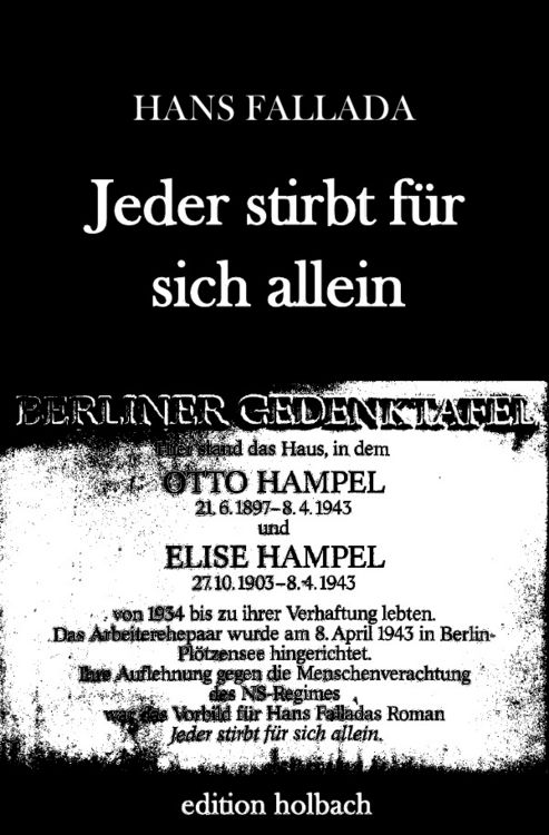 Produktbild: Jeder stirbt f&uuml;r sich allein