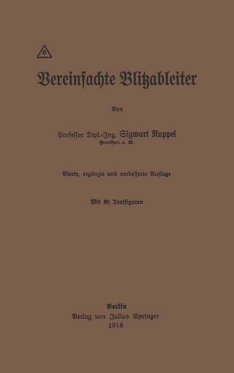 Produktbild: Vereinfachte Blitzableiter