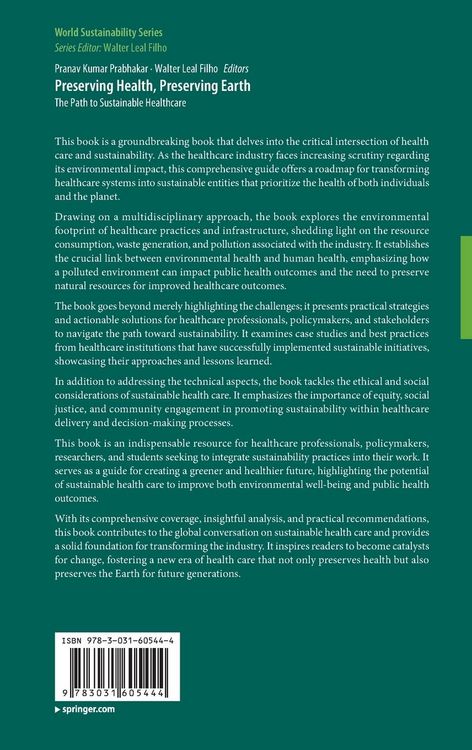 Produktbild: Preserving Health, Preserving Earth