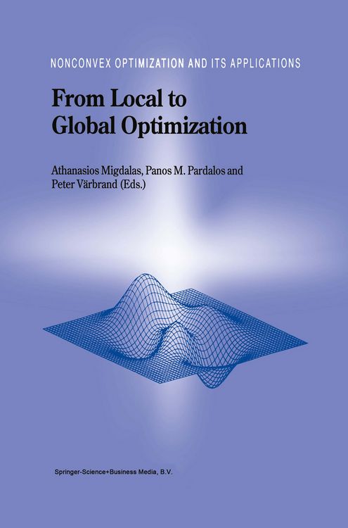 Produktbild: From Local to Global Optimization