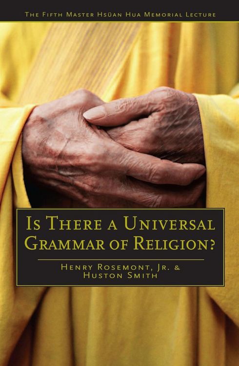 Produktbild: Is There a Universal Grammar of Religion?