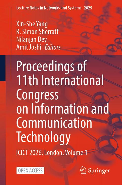 Produktbild: Proceedings of 11th International Congress on Information and Communication Technology