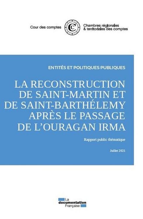 Produktbild: La Reconstruction de Saint Martin et de Saint Barthelemy Apres le