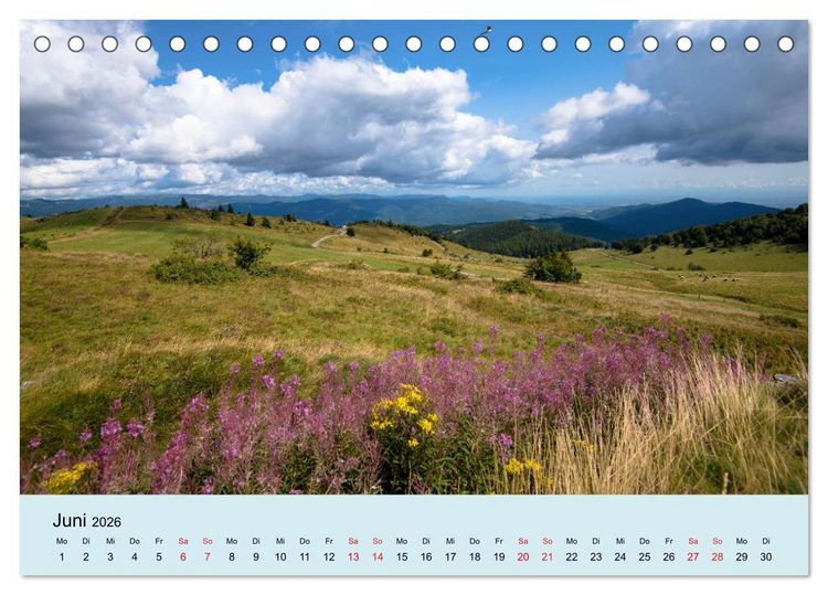Produktbild: Elsass- und Vogesentr&auml;ume (Tischkalender 2026 DIN A5 quer), CALVENDO Monatskalender