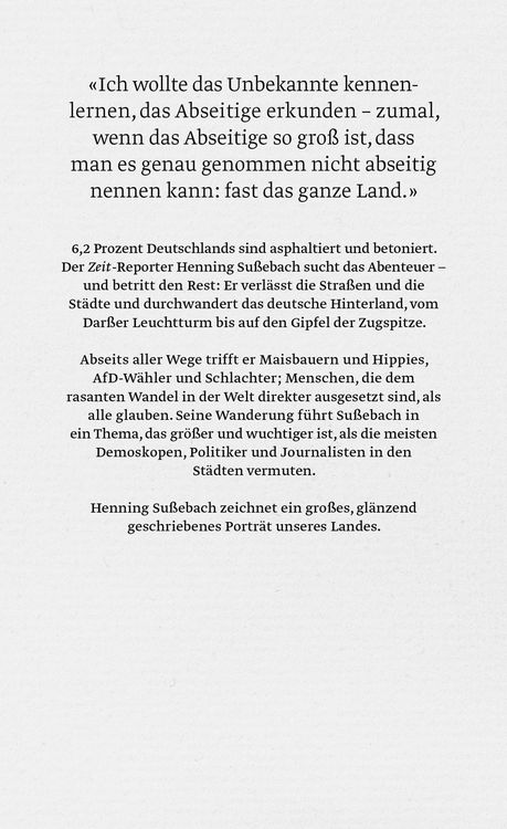 Produktbild: Deutschland ab vom Wege