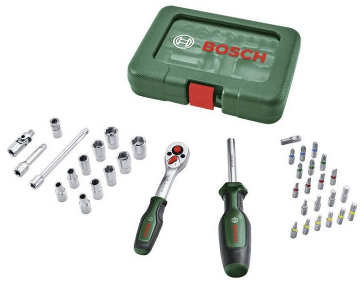 Produktbild: Bosch Home and Garden 1600A039J6 Ratschen-Set 1600A039J6