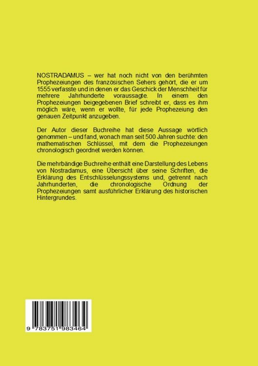 Produktbild: Ein Vision&auml;r von Gott inspiriert - Nostradamus