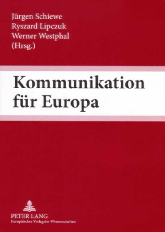 Produktbild: Kommunikation f&uuml;r Europa