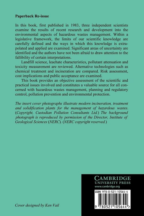 Produktbild: The Scientific Management of Hazardous Wastes