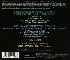 Produktbild: Symphony n&oslash;3 "Eroica",Symphony n&oslash;1
