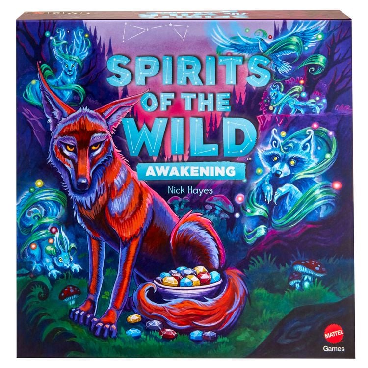 Produktbild: Spirits of the Wild: Awakening, entspannendes, leichtes Strategiebrettspiel in kunstvoller Gestaltung für 2 Spieler