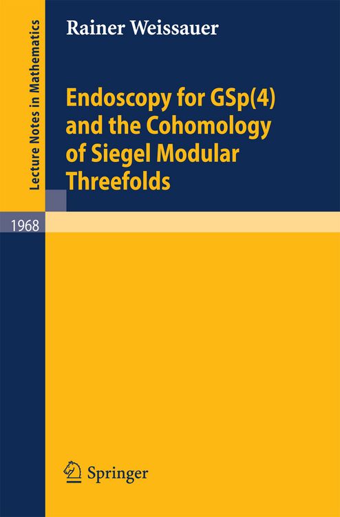 Produktbild: Endoscopy for GSp(4) and the Cohomology of Siegel Modular Threefolds