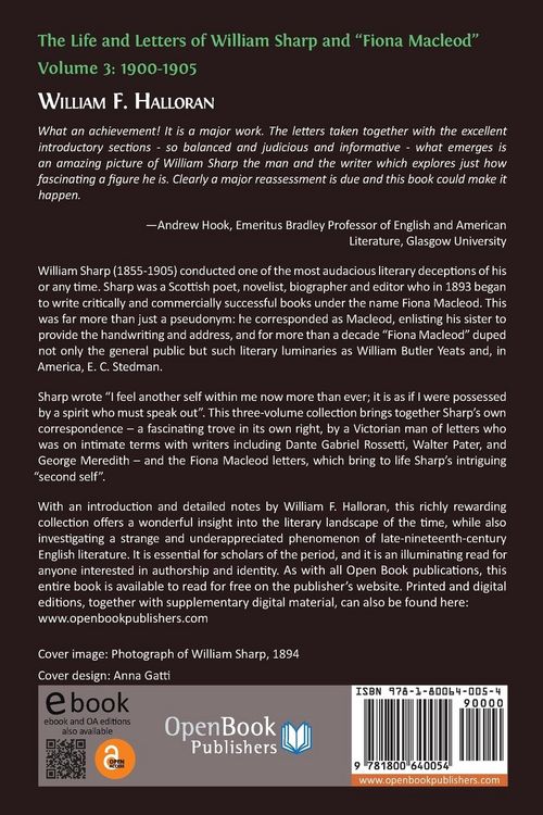 Produktbild: The Life and Letters of William Sharp and "Fiona Macleod"