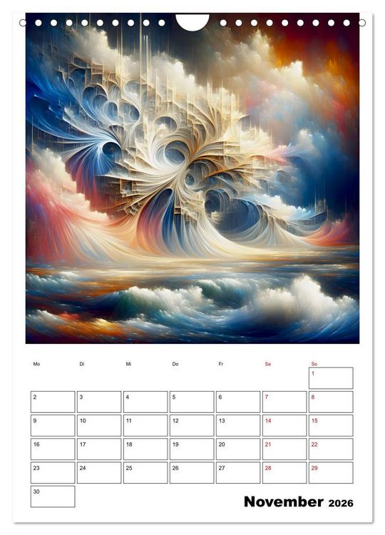 Produktbild: Geflochtene Kunstwelten (Wandkalender 2026 DIN A4 hoch), CALVENDO Monatskalender