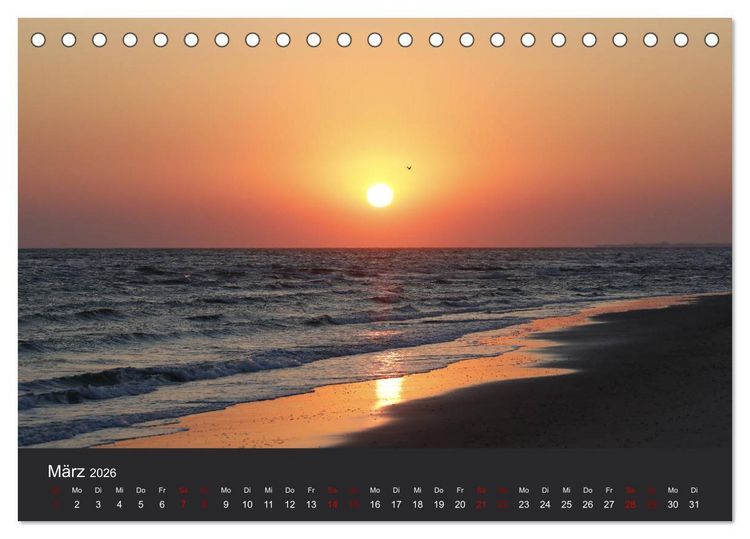 Produktbild: Norderney - Meine Trauminsel (Tischkalender 2026 DIN A5 quer), CALVENDO Monatskalender